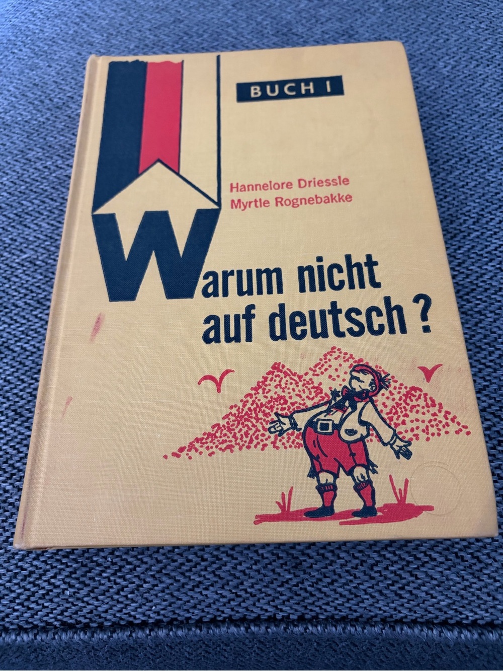 Vintage 1968 German Learning Hardcover Book
